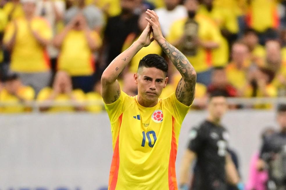 James Rodriguez, meia da seleção da Colômbia