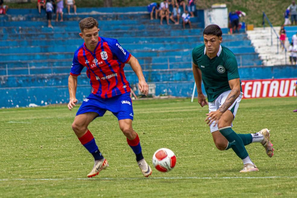 Goiás e Marcílio Dias em ação pela Copa SP de Futebol Júnior