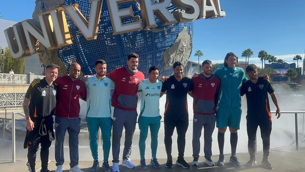 Jogadores de Atlético-MG, Cruzeiro e São Paulo participam de coletiva nos Estados Unidos