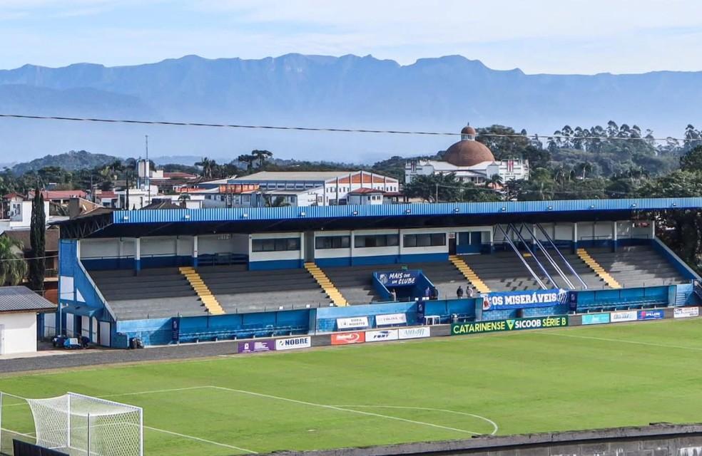 Estádio da Montanha é a casa do Caravaggio no Catarinense