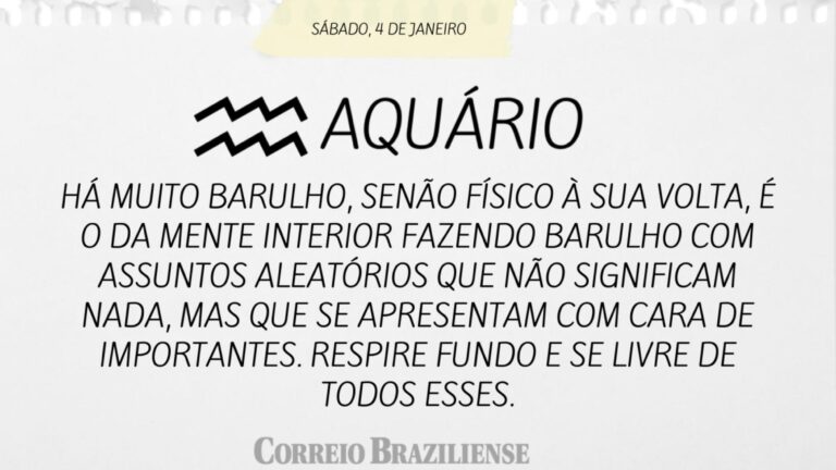 O que os astros revelam para você no horóscopo do dia 4 de janeiro