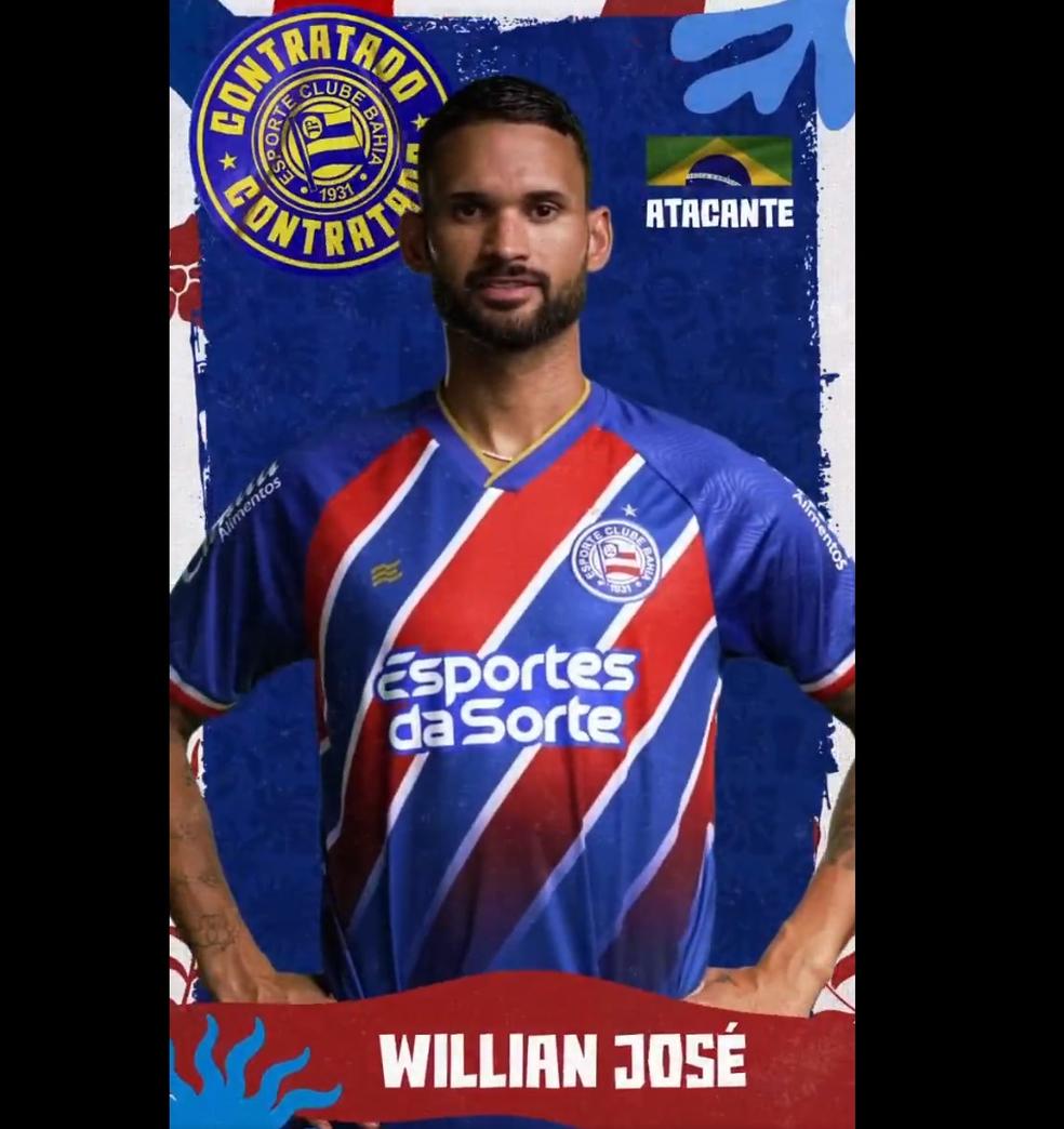 Willian José reforça o Bahia