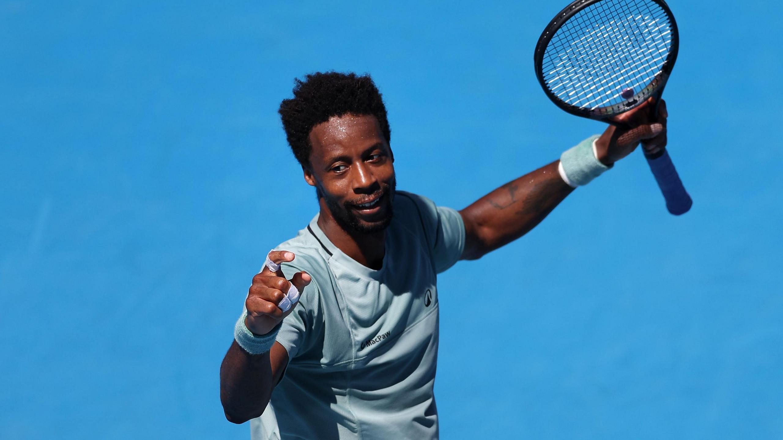 Gael Monfils ganha no ASB Classic