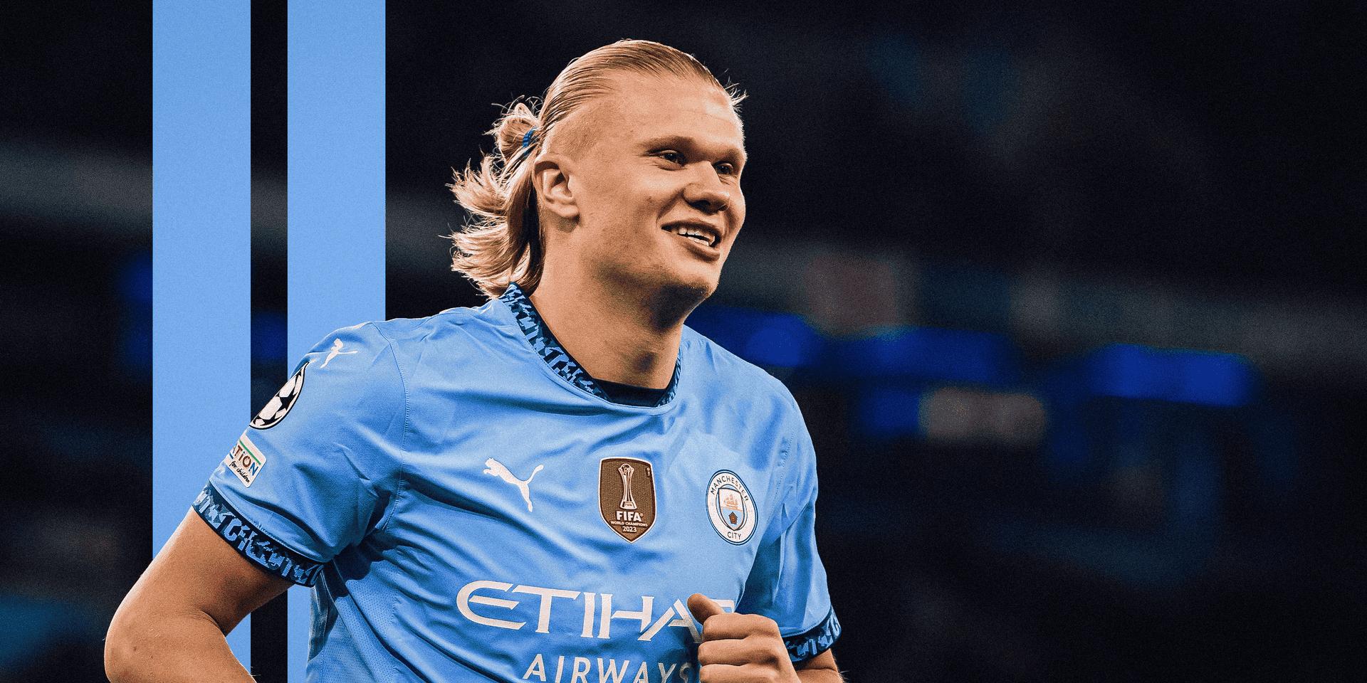 Erling Haaland assina contrato com o Manchester City