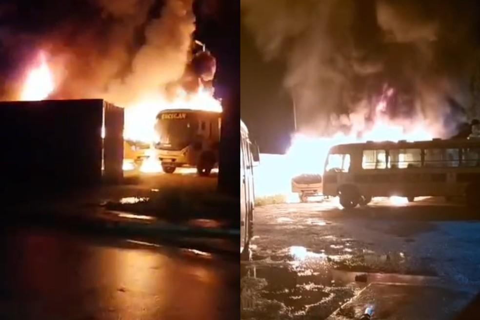 Dez ônibus foram incendiados em nova onde de ataque em Rondônia