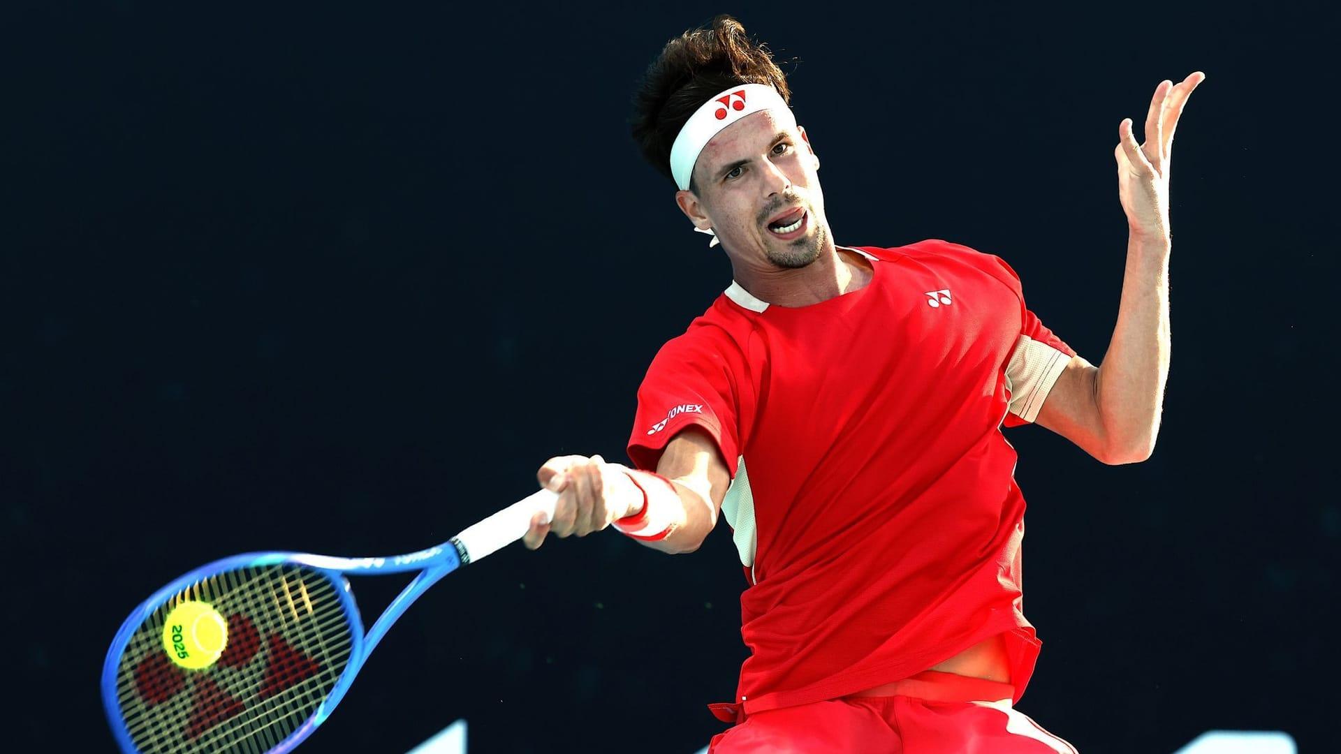 Daniel Altmaier durante o torneio Australian Open