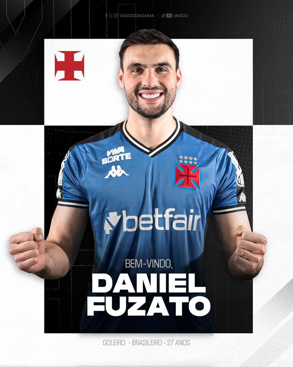 Vasco anuncia contratação de Daniel Fuzato