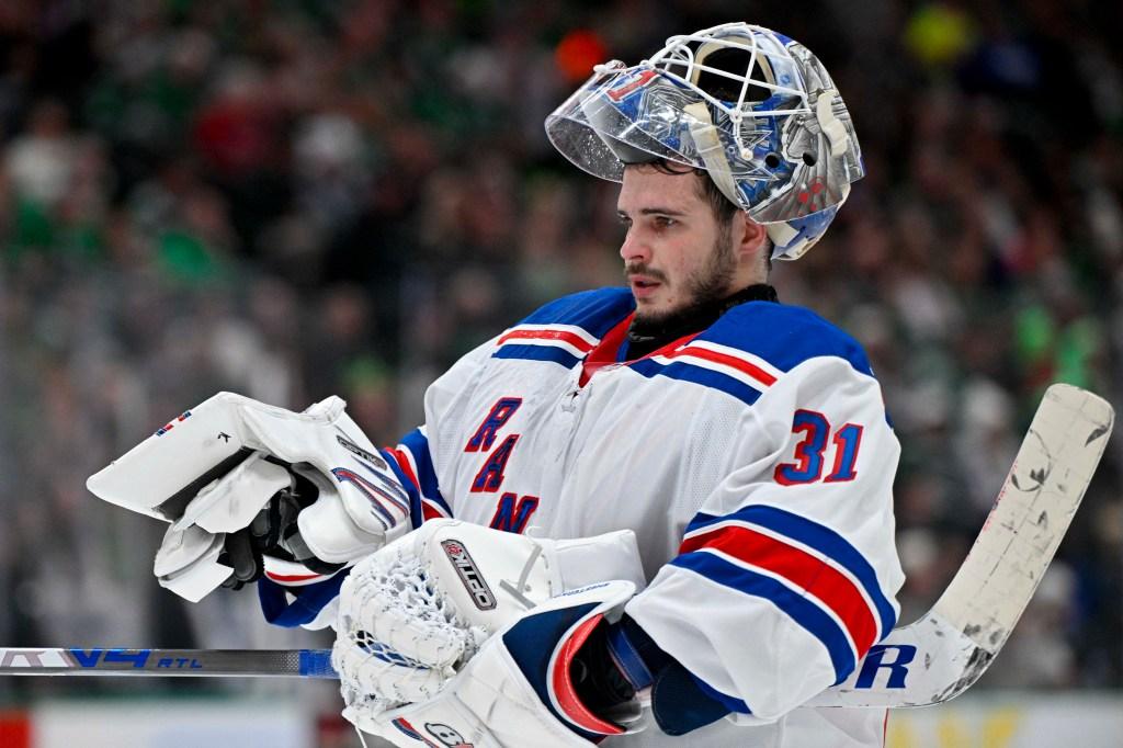 Igor Shesterkin retornando ao time dos Rangers