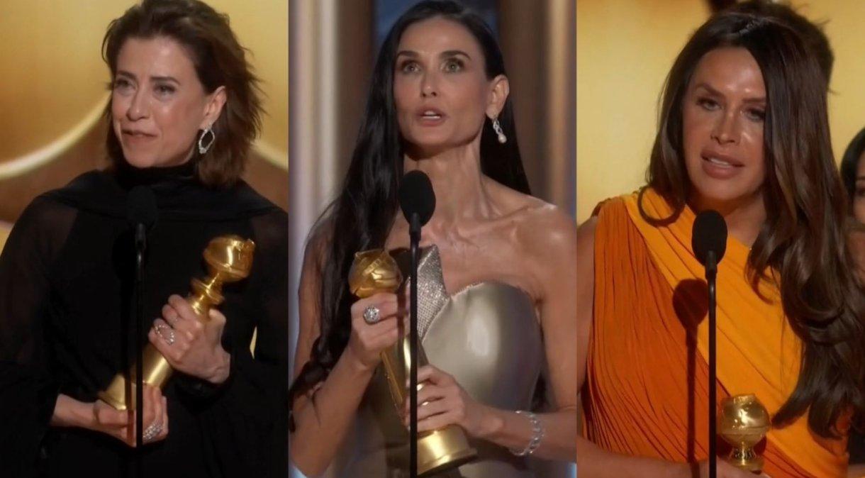 Fernanda Torres, Demi Moore e Karla Sofía Gascón foram algumas das vitórias marcantes da edição.