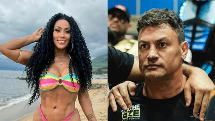 Rosiane Pinheiro e Popó Freitas tiveram um breve romance no passado.