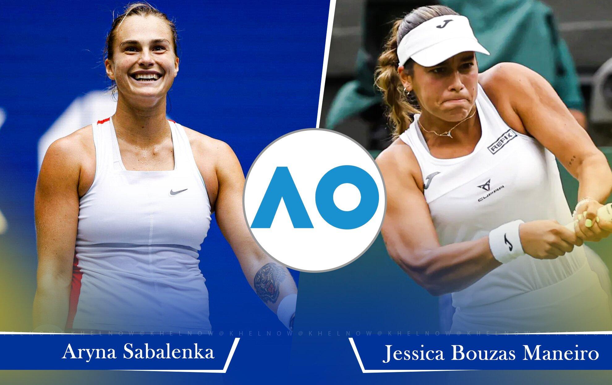 Aryna Sabalenka vs Jessica Bouzas Maneiro