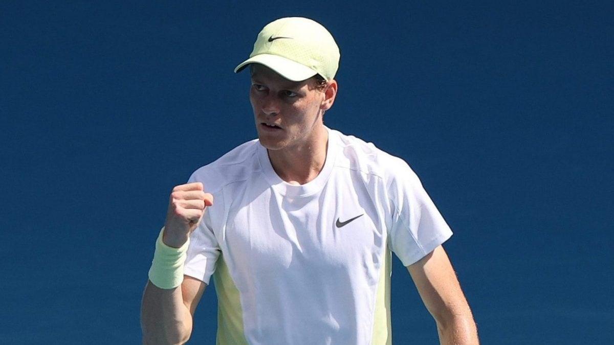 Jannik Sinner durante os Australian Open