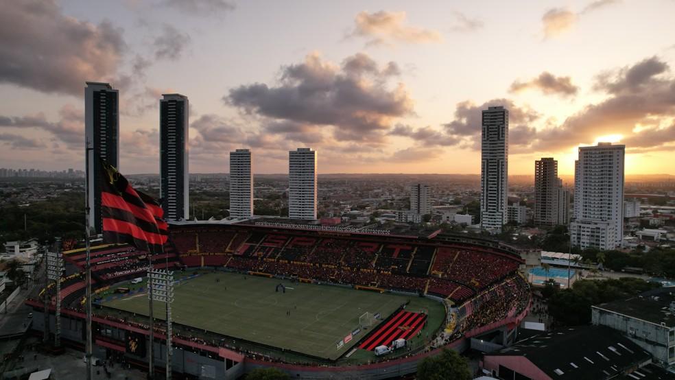 Ilha do Retiro antes de Sport x Santos