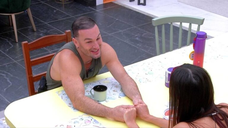 Diego Hypolito consola Vitória Strada enquanto tensões aumentam no BBB 25