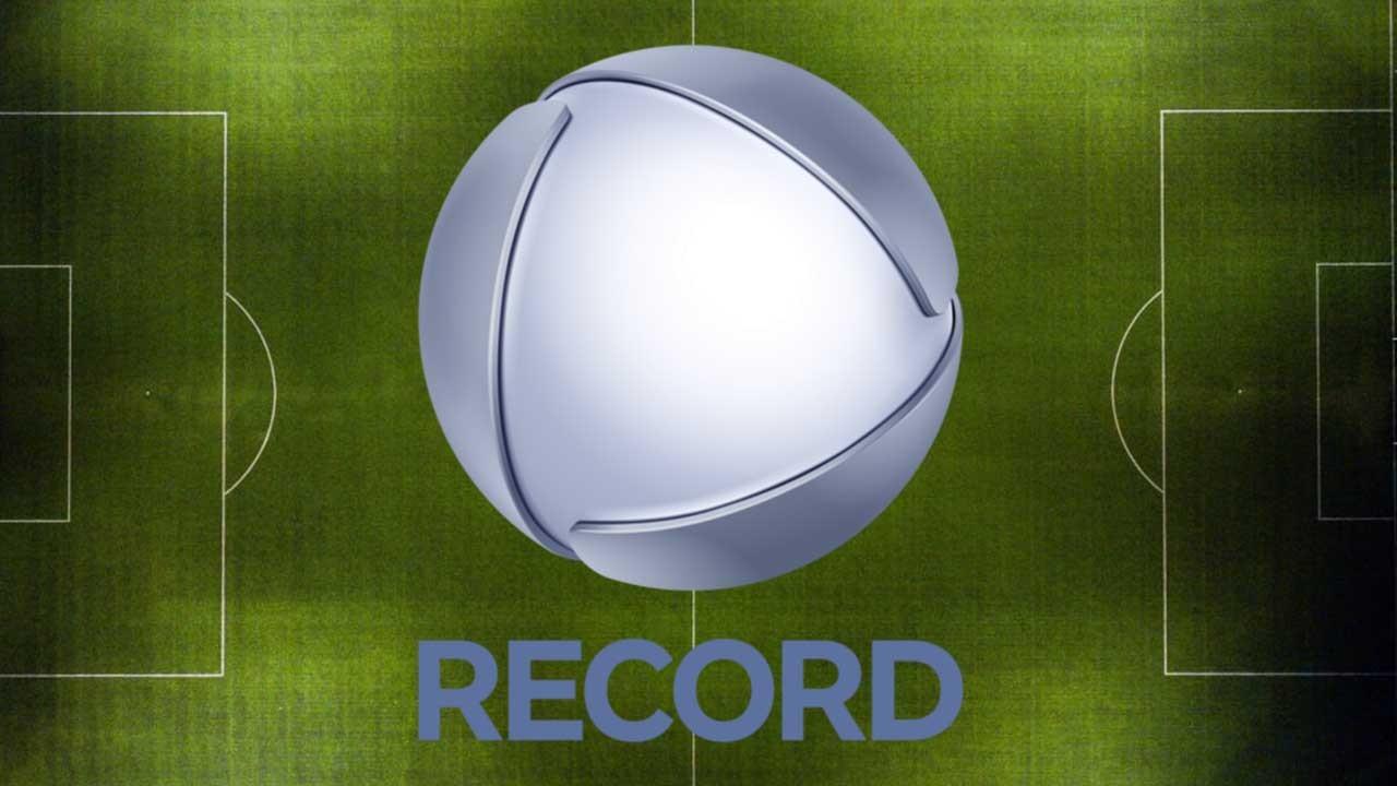 Montagem com a logo da TV Record