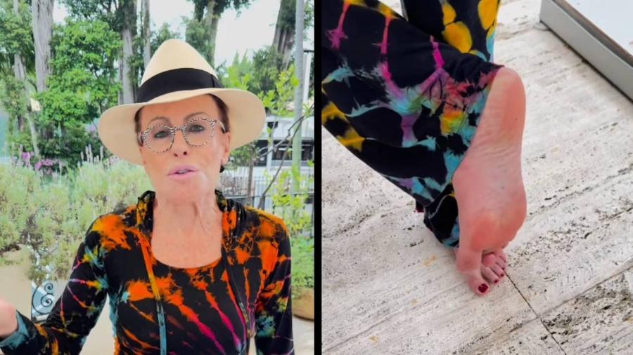 Ana Maria Braga conta que foi picada por escorpião em sua fazenda.