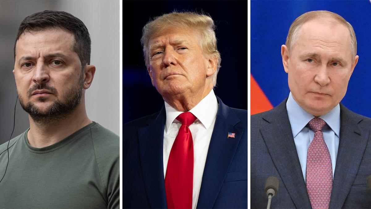 Trump, Putin e Zelensky