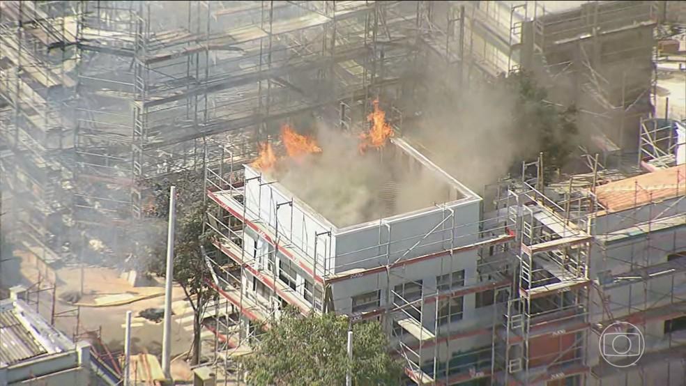Incêndio nos Estúdios Globo