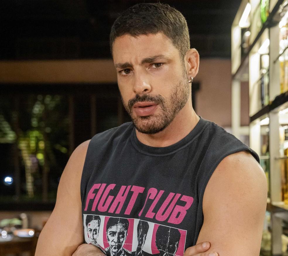 Cauã Rocha como César em Vale Tudo