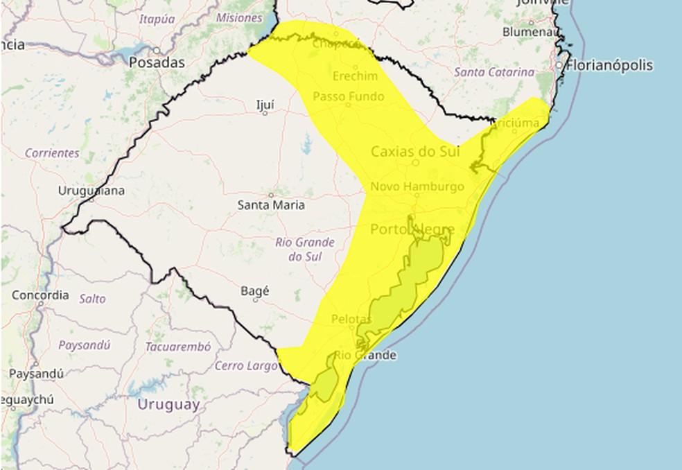 Alerta amarelo de perigo potencial para onda de calor