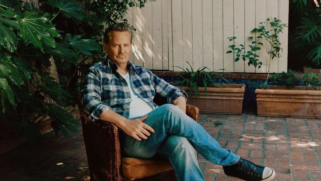 Ator Matthew Perry, conhecido por ter interpretado Chandler em 'Friends'.