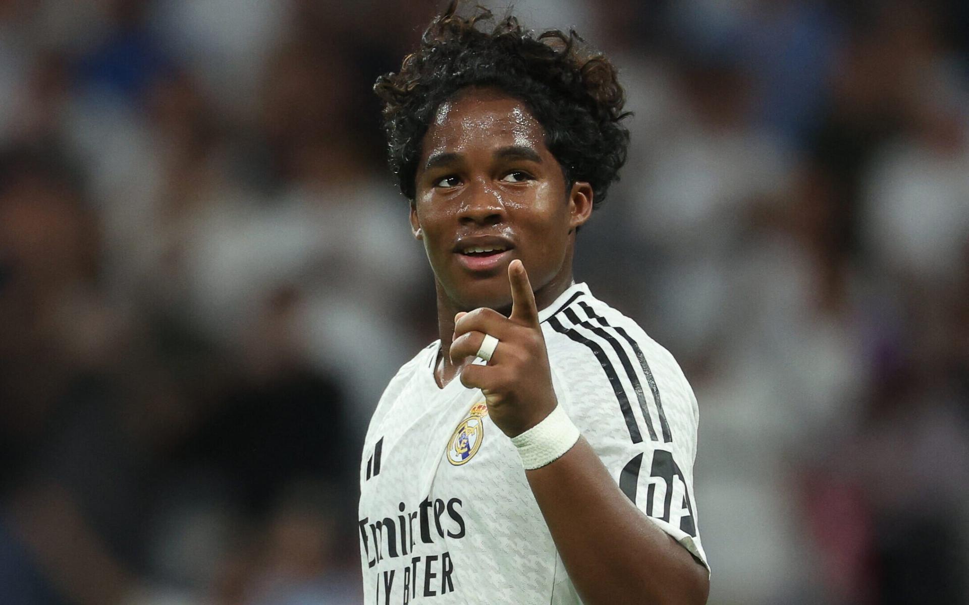 Real Madrid em ação durante jogo