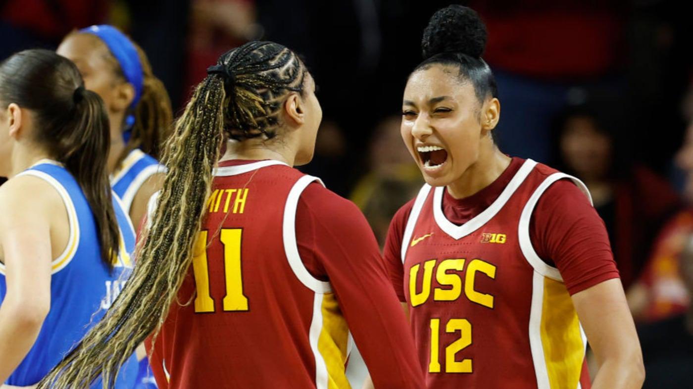 JuJu Watkins do USC se destaca contra UCLA