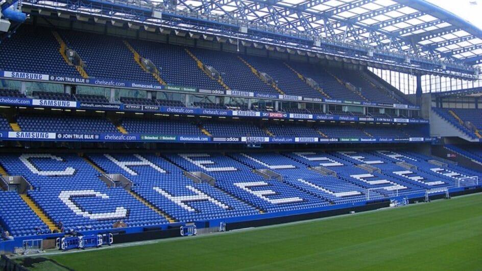 Arquibancadas do estádio Stamford Bridge