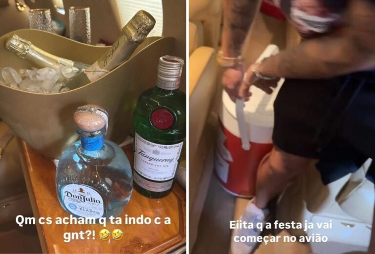 Virginia Fonseca e Zé Felipe comemoram aniversário de João Guilherme em jatinho rumo à Fazenda Talismã