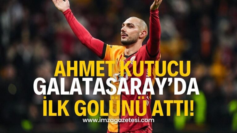 Ahmet Kutucu marca seu primeiro gol pelo Galatasaray e faz história!
