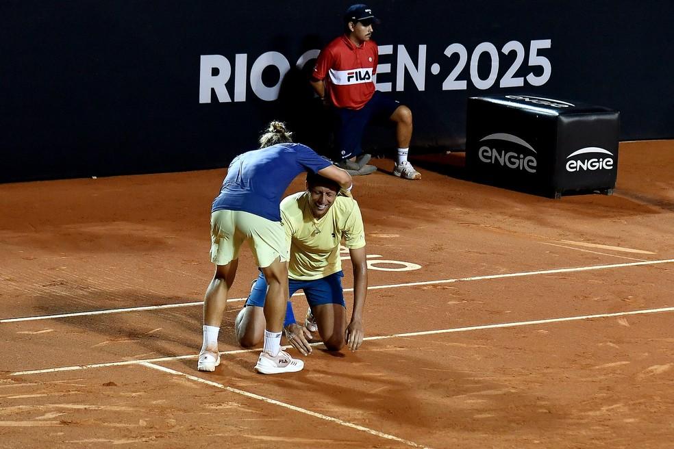 Rafa Matos e Marcelo Melo comemoram título do Rio Open