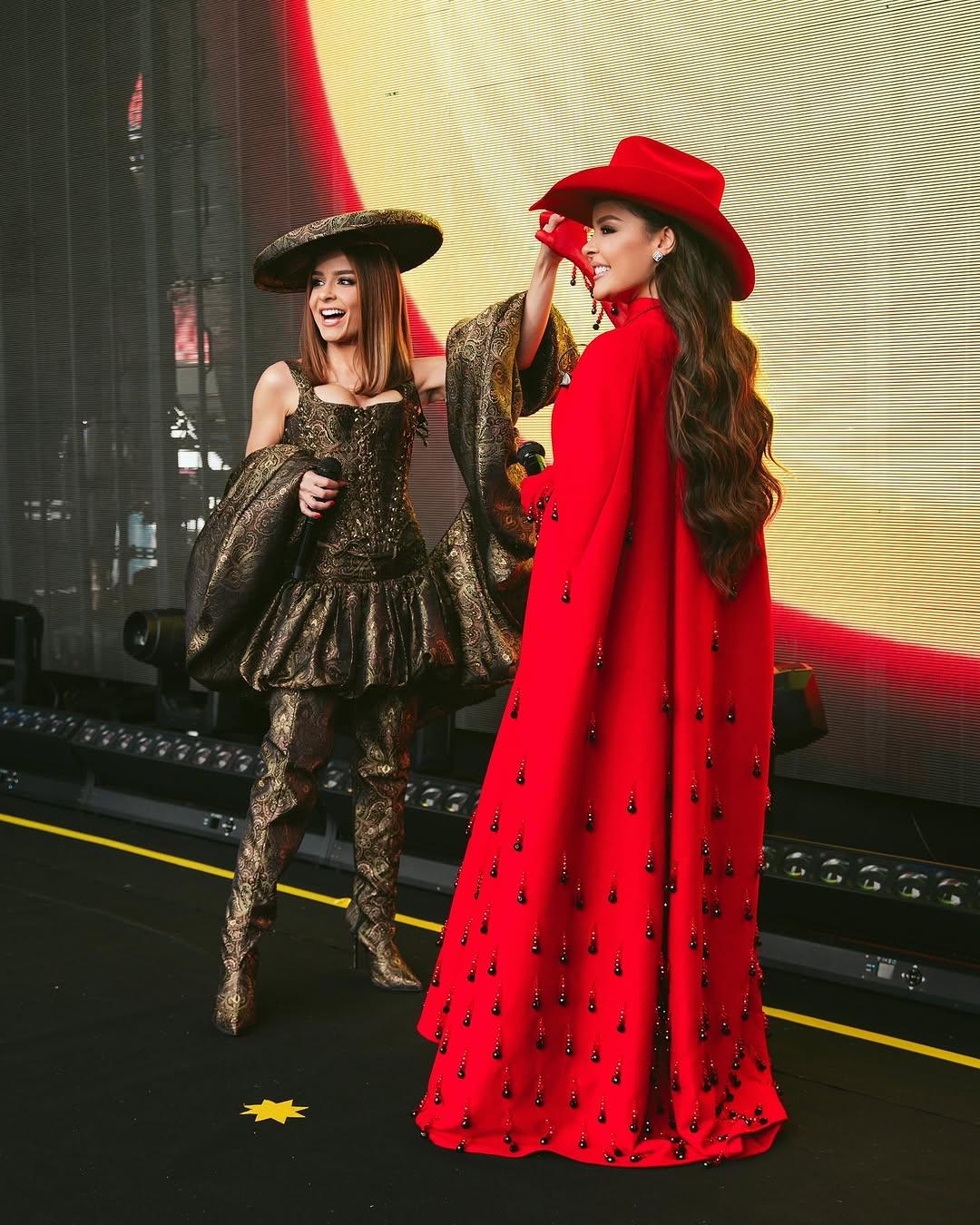 Maiara e Maraisa em looks estilosos