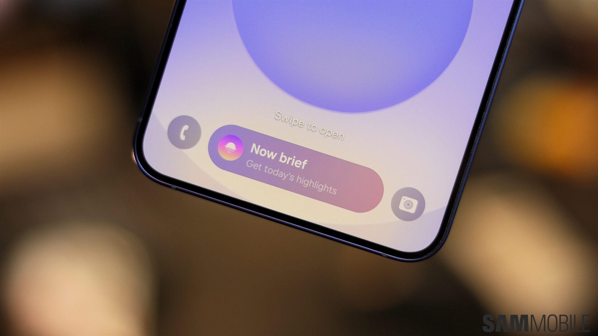 Galaxy S25 One UI 7 Now Brief