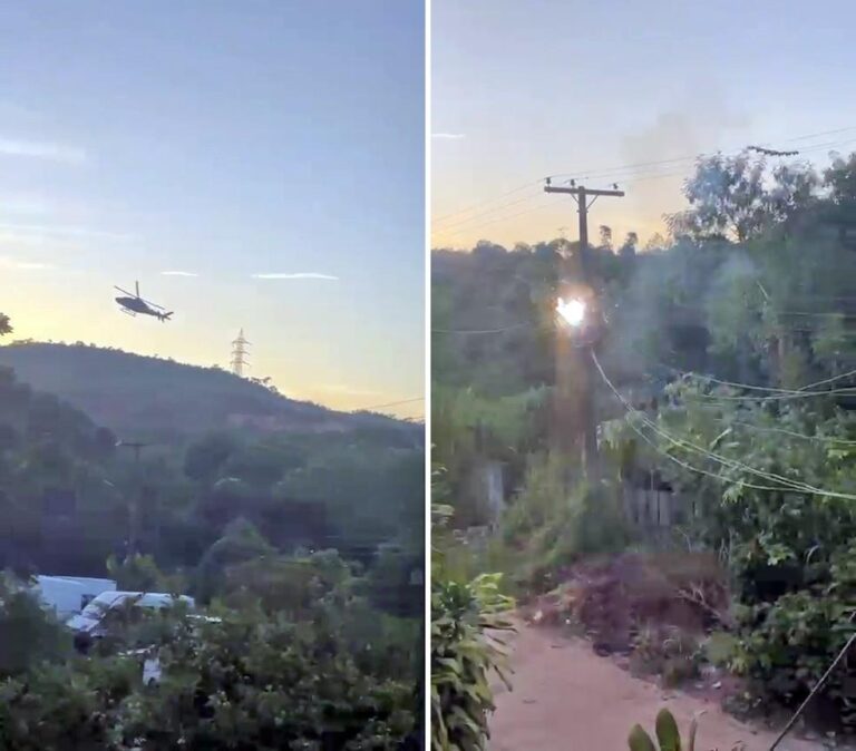 Helicóptero da Polícia Civil é alvo de disparos em Duque de Caxias