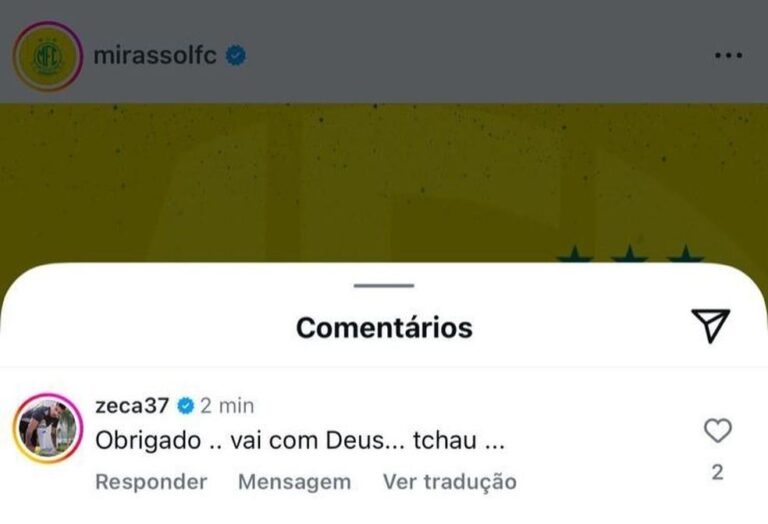 Mirassol Demite Eduardo Barroca e Zeca Celebra a Mudança
