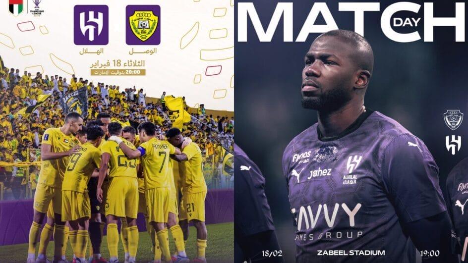 Al-Wasl x Al-Hilal pela Champions da Ásia