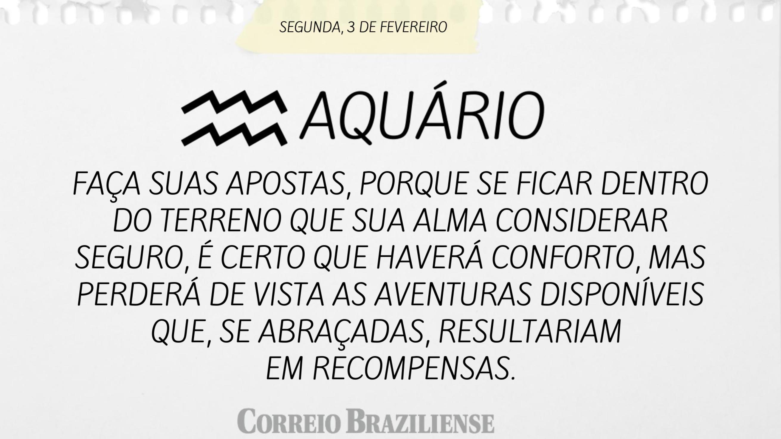 Aquário | 3 de Fevereiro