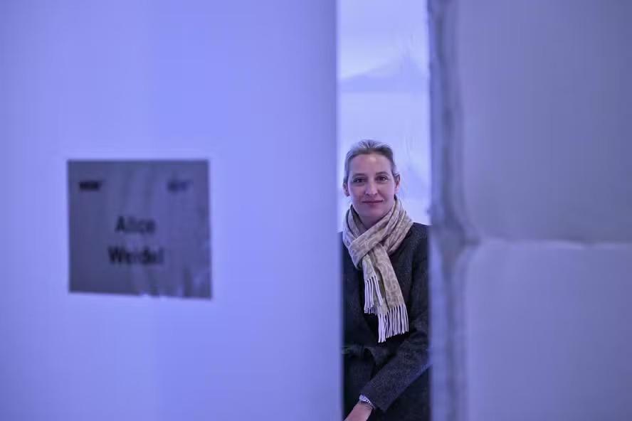 A candidata a chanceler do Alternativa para a Alemanha, Alice Weidel.