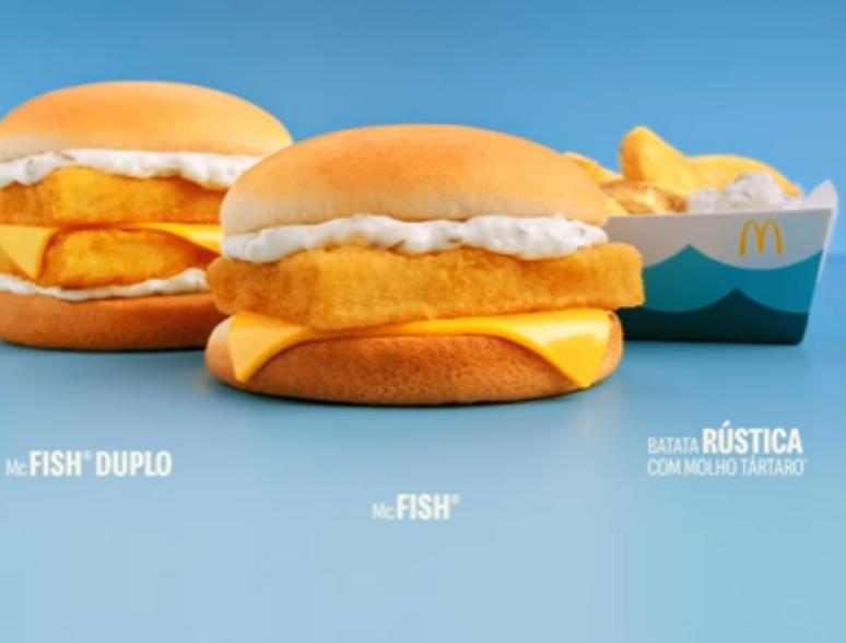 MCFish volta ao Brasil na versão simples ou duplo, acompanhado de batata rústica.