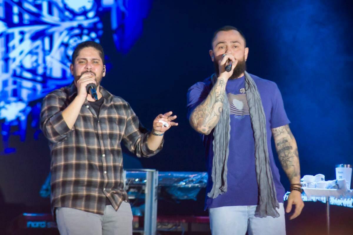 Jorge e Mateus na Facilpa 2023 e 2024