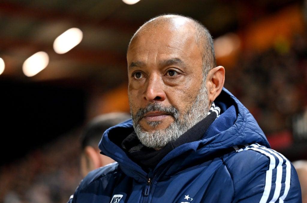 Nuno Espirito Santo, Manager do Nottingham Forest, antes do jogo contra o Exeter City na FA Cup.