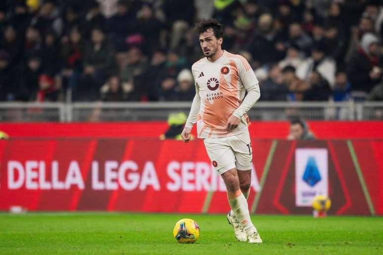 Mats Hummels (Roma) durante jogo contra o Milan, no dia 05.02.2025.