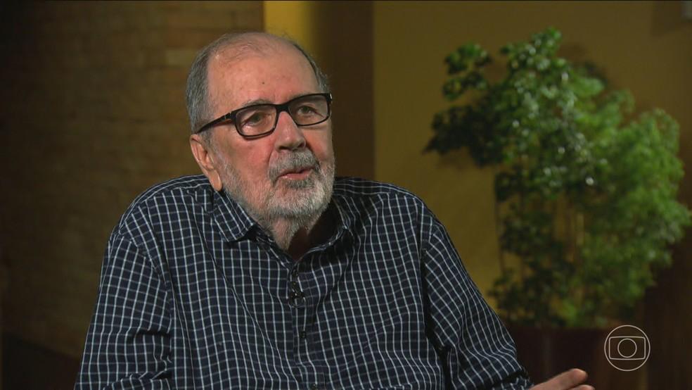 Cineasta Cacá Diegues, um dos precursores do Cinema Novo, morre aos 84 anos — Foto: Jornal Nacional/ Reprodução