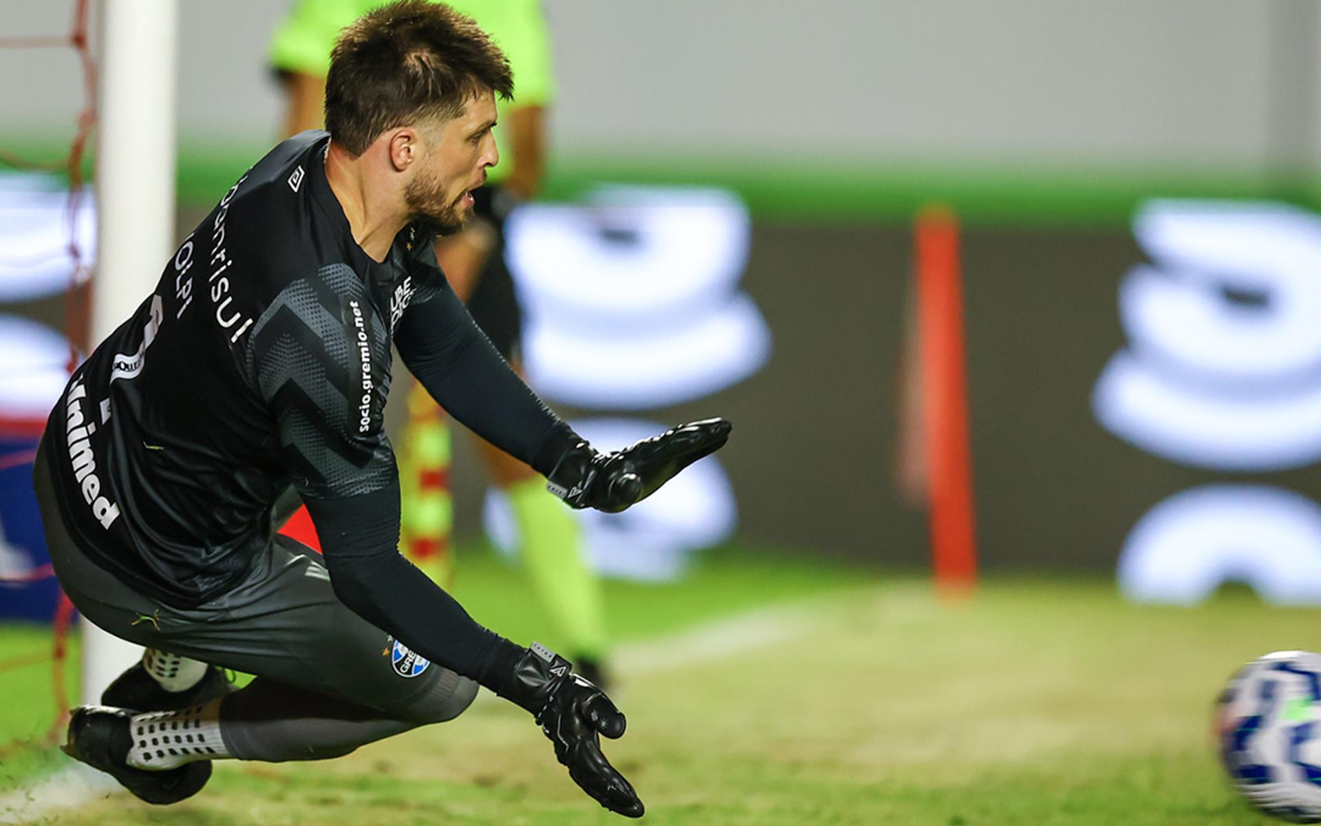 Tiago Volpi em ação durante a Copa do Brasil