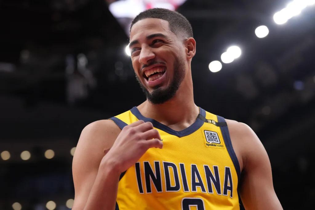 Tyrese Haliburton, armador do Indiana Pacers, da NBA.