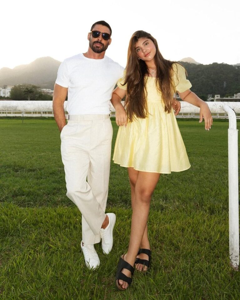 Cauã Reymond Impressiona Fãs com Foto ao Lado da Filha Sofia