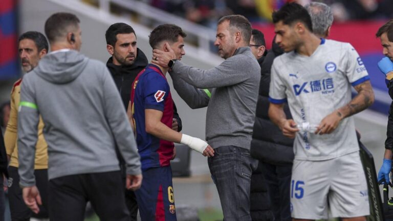 Gavi é hospitalizado após colisão durante jogo entre Barcelona e Alavés