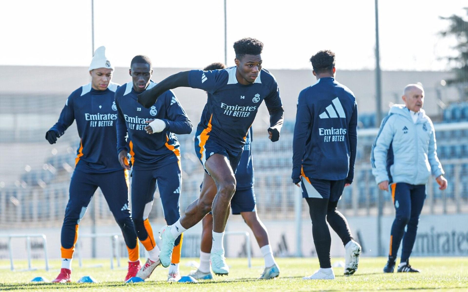 Real Madrid em treino