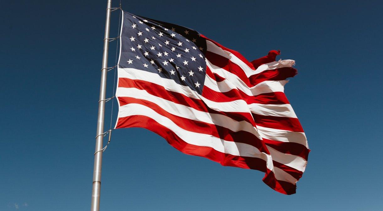 Bandeira dos Estados Unidos.