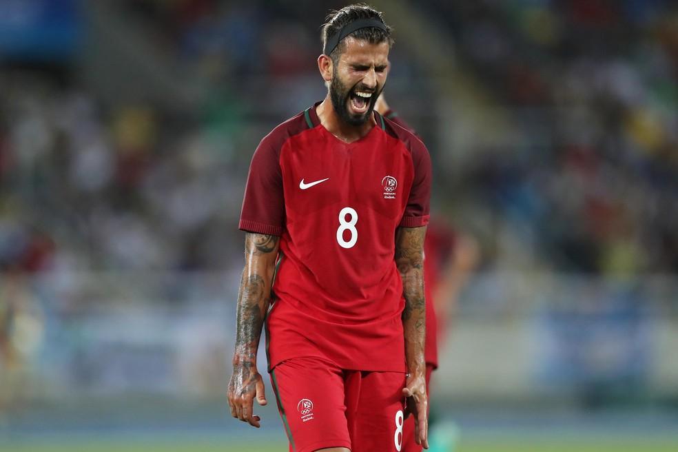 Sérgio Oliveira defendendo a seleção de Portugal nas Olimpíadas do Rio de Janeiro, em 2016
